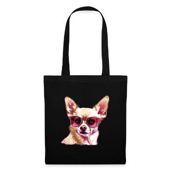 Chihuahua, dog, sunglasses, summer - Tote Bag - black - Front