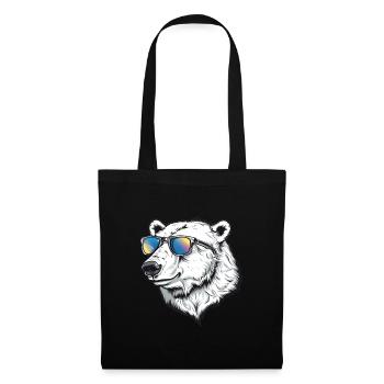 Polar Bear Funny Summer Sun - Tote Bag - black - Front