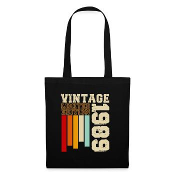1989 - Sac en tissu - noir - Devant
