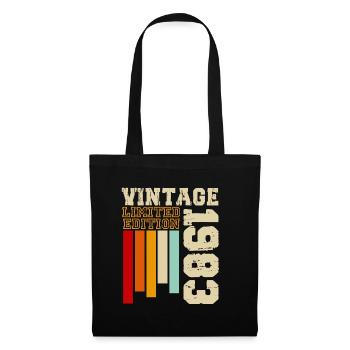 1983 - Sac en tissu - noir - Devant