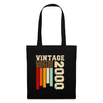 2000 - Sac en tissu - noir - Devant