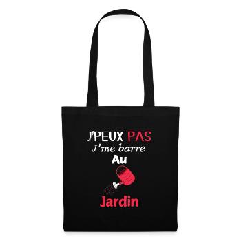 I can't, I'm going to the garden - Tote Bag - black - Front