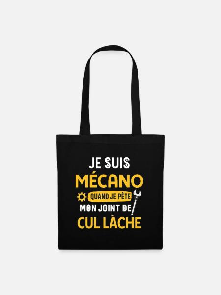 Mecano - Sac en tissu - noir