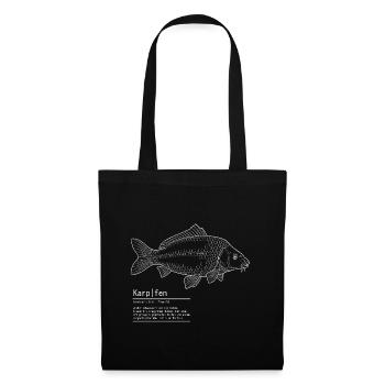 Carp Fishing Fishing - Tote Bag - black - Front