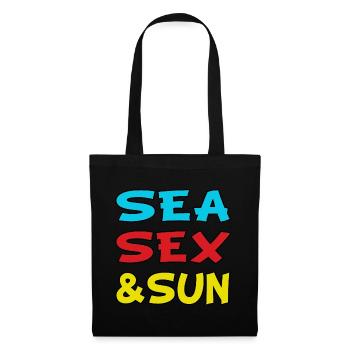 sea sex and sun - Sac en tissu - noir - Devant