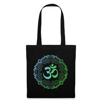 Yoga, Om-Mandala - Stoffbeutel - Schwarz - Vorne