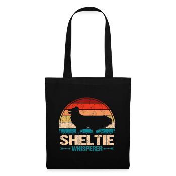 Sheltie Shetland Sheepdog Dog Whisperer - Tote Bag - black - Front