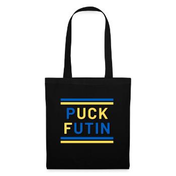Puck futin stop war - Tote Bag - black - Front