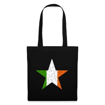 Ireland Star - Stoffbeutel - Schwarz - Vorne