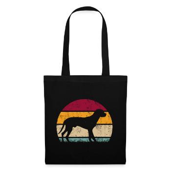 Schwarzwildbracke Slovenský Kopov Retro Vintage - Stoffbeutel - Schwarz - Vorne
