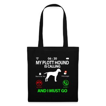 Plott Hound Plotthound Saying Funny Proverbs - Tote Bag - black - Front
