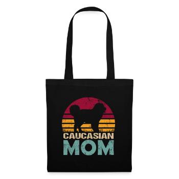 Caucasian Ovcharka Shepherd Mom Mistress - Tote Bag - black - Front
