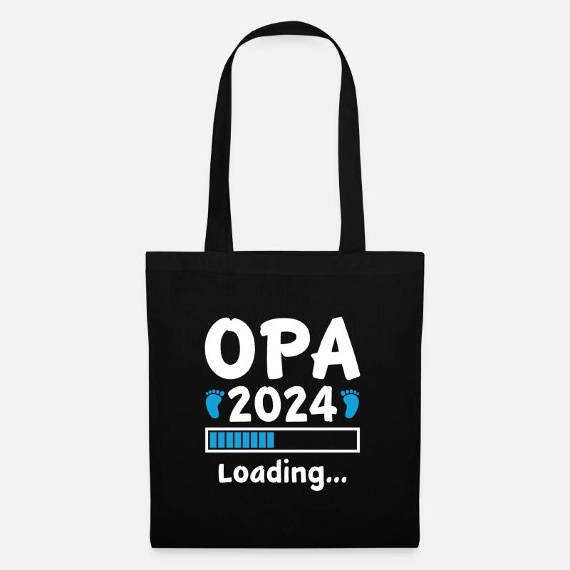 Opa 2024 Loading - Stoffbeutel - Schwarz