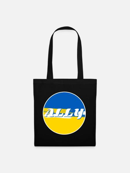 Ally Ukraine - Stoffbeutel - Schwarz