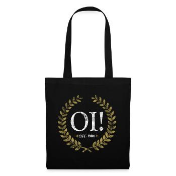 1980 ska oi! skinhead - Sac en tissu - noir - Devant
