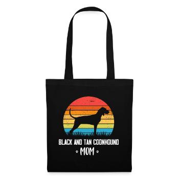 Black and Tan Coonhound - Tote Bag - black - Front