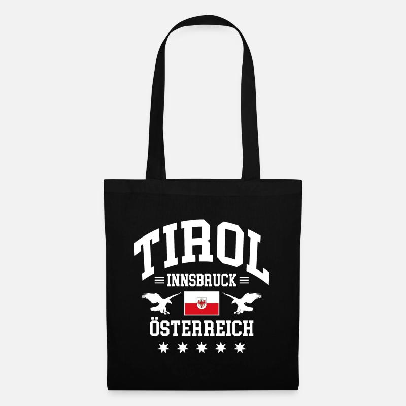 Tirol - Stoffbeutel - Schwarz