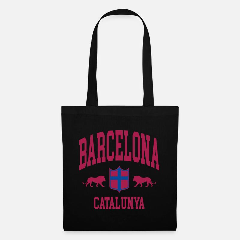 Barcelona - Stoffbeutel - Schwarz