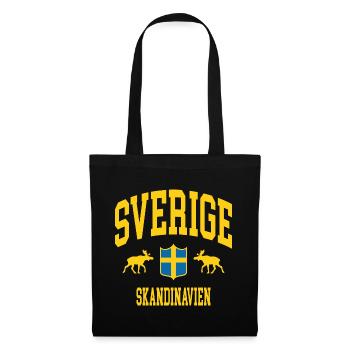 Suède - Sac en tissu - noir - Devant