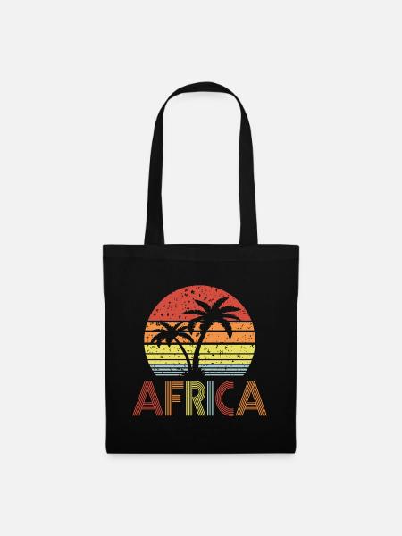 Africa - Stoffbeutel - Schwarz