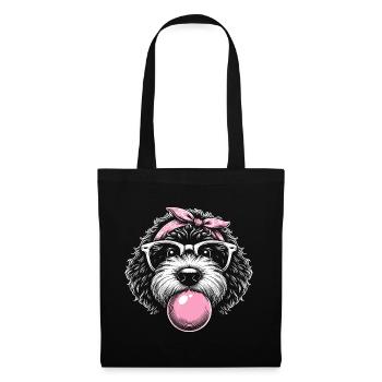 Bernedoodle Dog Chewing Gum - Tote Bag - black - Front