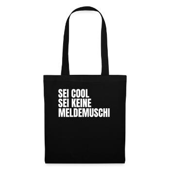 Meldemuschi Hater Postings Internet Funny - Tote Bag - black - Front