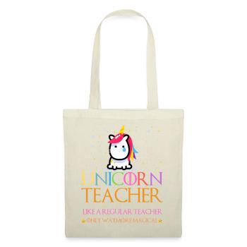 Unicorn Teacher Shirts - Sac en tissu - nature - Devant