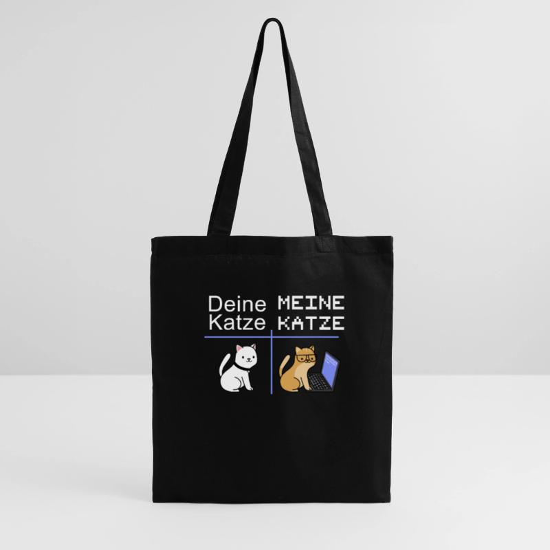 Nerd Informatiker mit Katze Geschenk IT Katzen Stoffbeutel