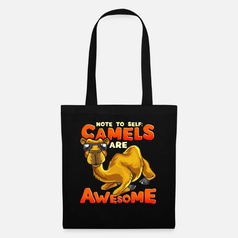 Camel Camels Funny saying Egypt Gift - Tote Bag - black