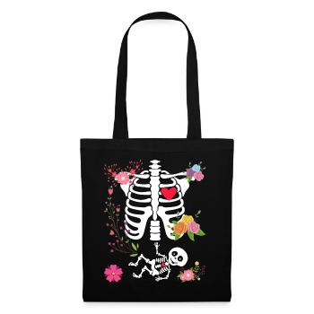 halloween t shirt maternity - Tote Bag - black - Front