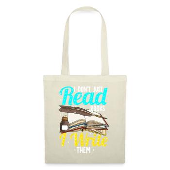 Auteur écrivain livres roman écrit - Sac en tissu - nature - Devant