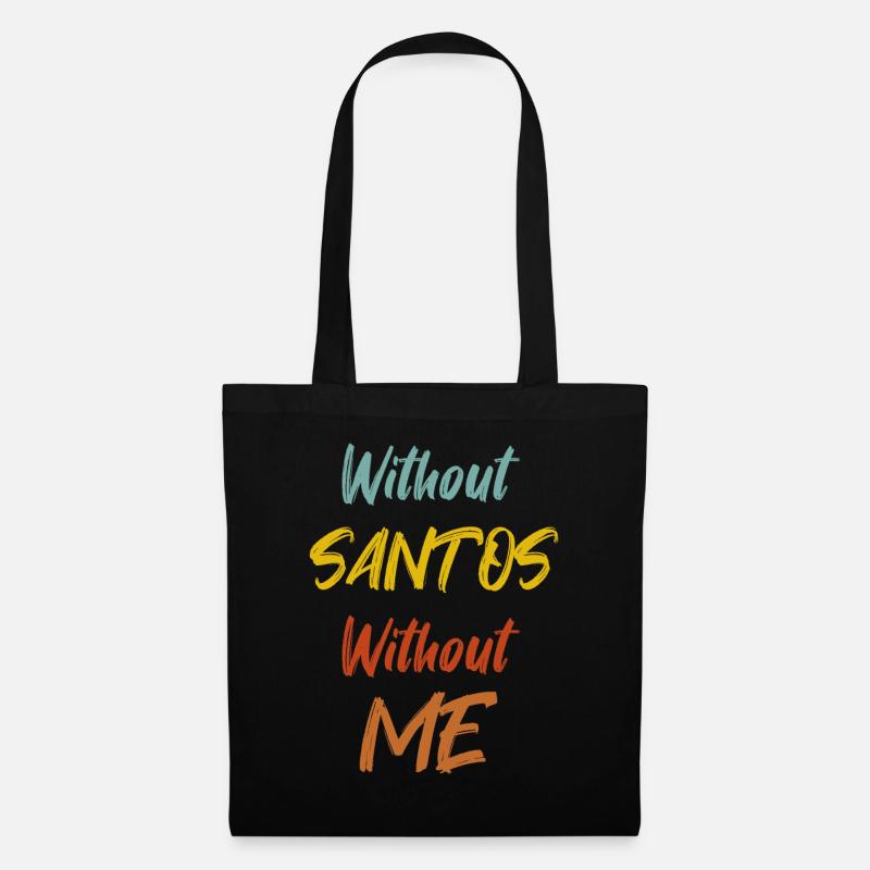 Santos - Stoffbeutel - Schwarz