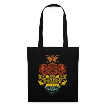 Maori Aztèque Tattoo Samoan - Sac en tissu - noir - Devant
