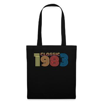 1983 vintage - Tote Bag - black - Front