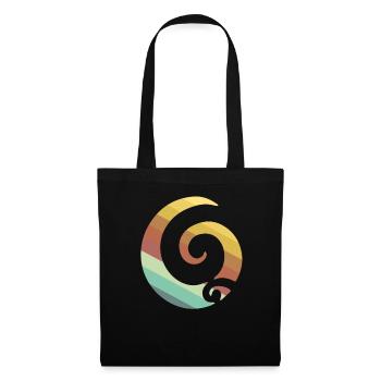 Tatouage maori - Sac en tissu - noir - Devant