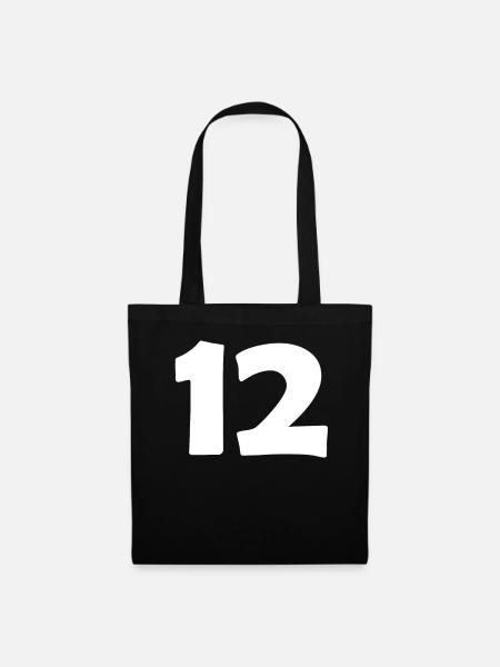 12 - Stoffbeutel - Schwarz