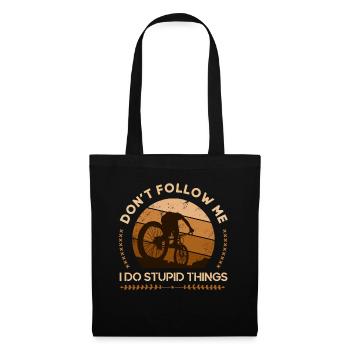 Ne suivez pas Bike MTB Bike Cycling Mountain Bike - Sac en tissu - noir - Devant