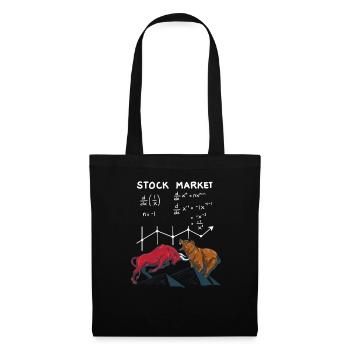 T-shirt Fan de Bull & Bear Courtier en bourse - Sac en tissu - noir - Devant