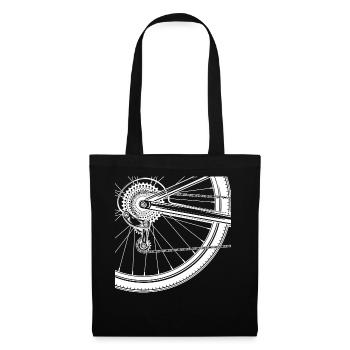 Bike race spokes cycling - Tote Bag - black - Front