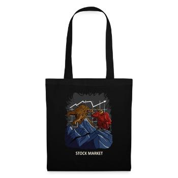 T-shirt Fan de Bull & Bear Courtier en bourse - Sac en tissu - noir - Devant