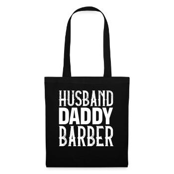 Husband Daddy Barber - Tote Bag - black - Front