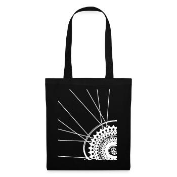 Bicycle motif - Tote Bag - black - Front