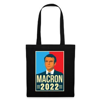 Emmanuel Macron President of the Republic 2022 - Tote Bag - black - Front