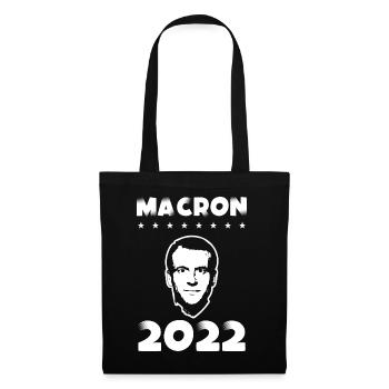 Emmanuel Macron President of the Republic 2022 - Tote Bag - black - Front