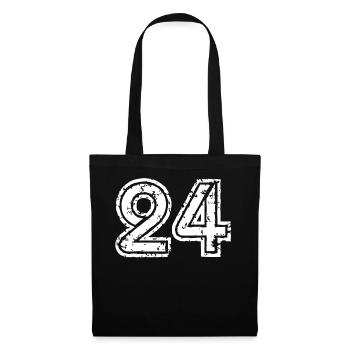 Number 24 - Tote Bag - black - Front