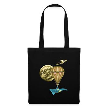 Hot Air Balloon, Ballooning, Airship - Tote Bag - black - Front