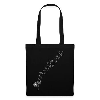 Pissenlit - Sac en tissu - noir - Devant