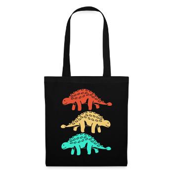 Dino - Sac en tissu - noir - Devant