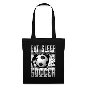 Eat-Sleep-Soccer - Tote Bag - black - Front