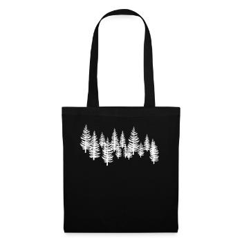 White Tree Trees - Tote Bag - black - Front